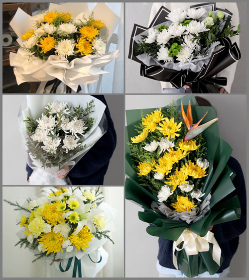 贵州铜仁市松桃县盘石镇仁广村白事花束代送